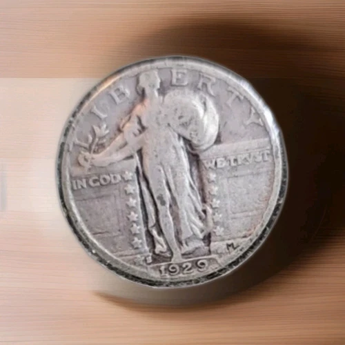 1929 (S) Standing Liberty Quarter Silver 25¢ - VG - Very Good