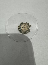 Vintage Unmarked Pocket Watch Acrylic Crystal 40.30mm 17 9/16 15 1/8 5 Clear