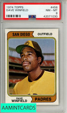 1974 TOPPS DAVE WINFIELD #456 PSA 8 NM-MT  RC