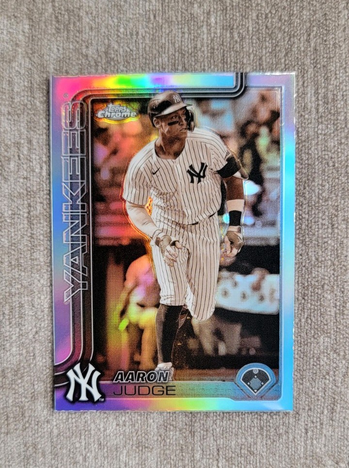 2025 Topps Chrome Aaron Judge #99 Sepia Refractor 