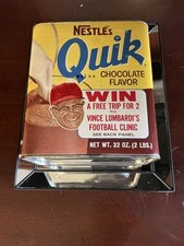 Vintage Ledgendary Coach Vince Lombardi, Green Bay Packers Nestle Tin Free Ship