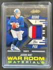 2025 Absolute Jaxson Dart War Room Materials RC Patch Gold #49/99 Giants
