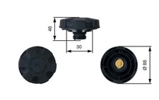 Gates RC248 Coolant Tank Cap Cooling System Fits Alpina BMW Rolls-Royce