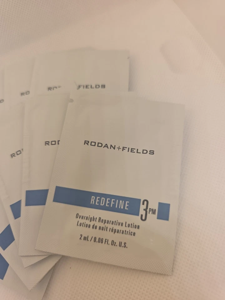 Lot Of 10 Rodan + Fields REDEFINE 3 PM Overnight Reparative Lotion Travel Size - Image 2 of 4
