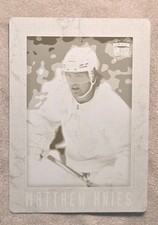 Matthew Knies 2024-25 Fleer Ultra Sensations Printing Plate Yellow 1/1