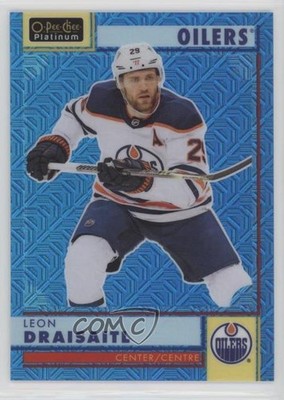 2022-23 O-Pee-Chee Platinum Retro Blue Traxx 179/199 Leon Draisaitl #R-3 18fy