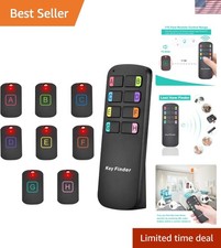 Effortless Key Finder  Remote Locator: Wireless Tracker with LED  115ft Range