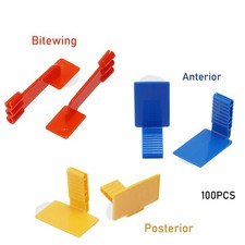 300pcs Dental X-ray Sensor Holder Self Adhesive Bite block fits Ring Arm Set