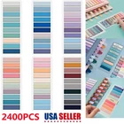 Sticky Tabs 2400 pcs Book Tabs for Page Markers Transparent Annotation supplies