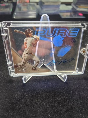 2014 Leaf Trinity - Pure Autographs Byron Buxton #P-BB1 Blue #5/24 Twins Star!