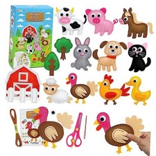 Animal Sewing Craft Kit, Sewing Craft Kit for Kids, DIY Crafting and Sewing