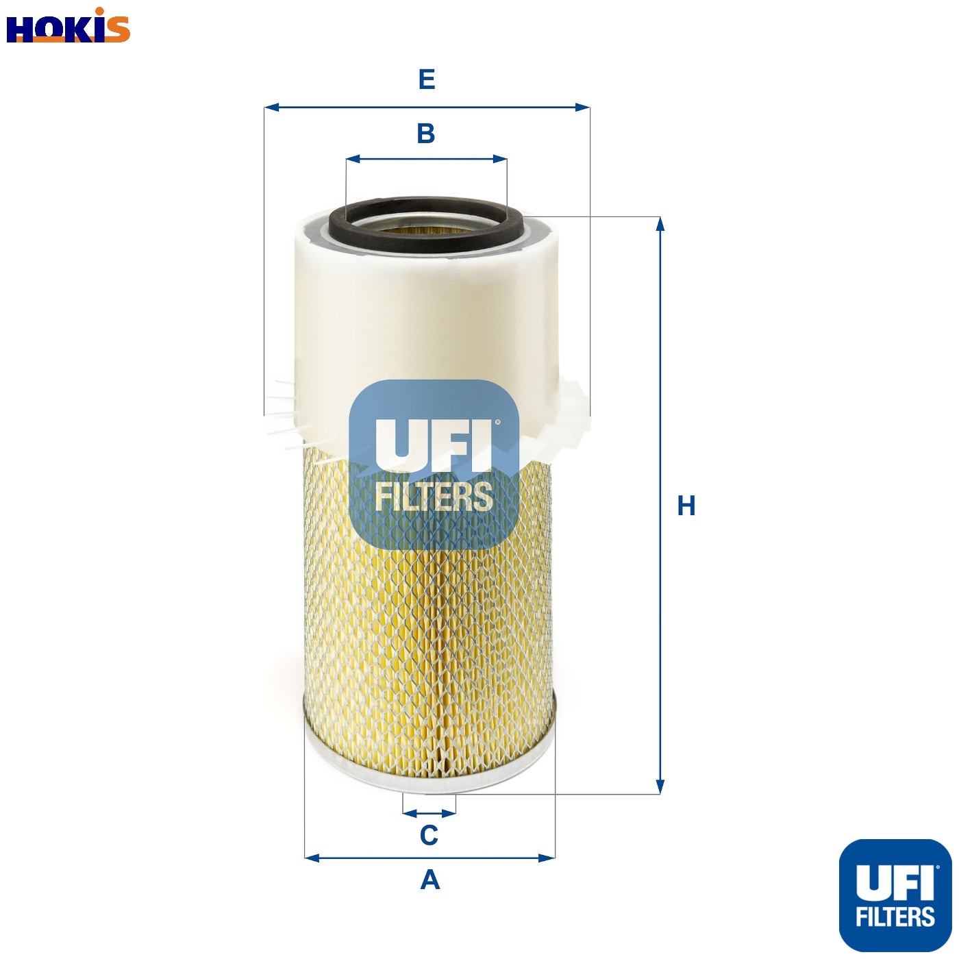 AIR FILTER 27.878.00 FOR UMM FIAT XD3TE 2.5L 4cyl TRANSCAT8144.61.200 2.4L 4cyl - Image 4