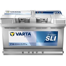 VARTA 580400074K262 Dynamic SLI F16 Batteria 12V 80Ah 740A B13 per VW PASSAT