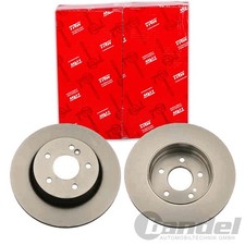 2X TRW BREMSSCHEIBEN 290mm VOLL HINTEN PASSEND FÜR MERCEDES-BENZ E-KLASSE |
