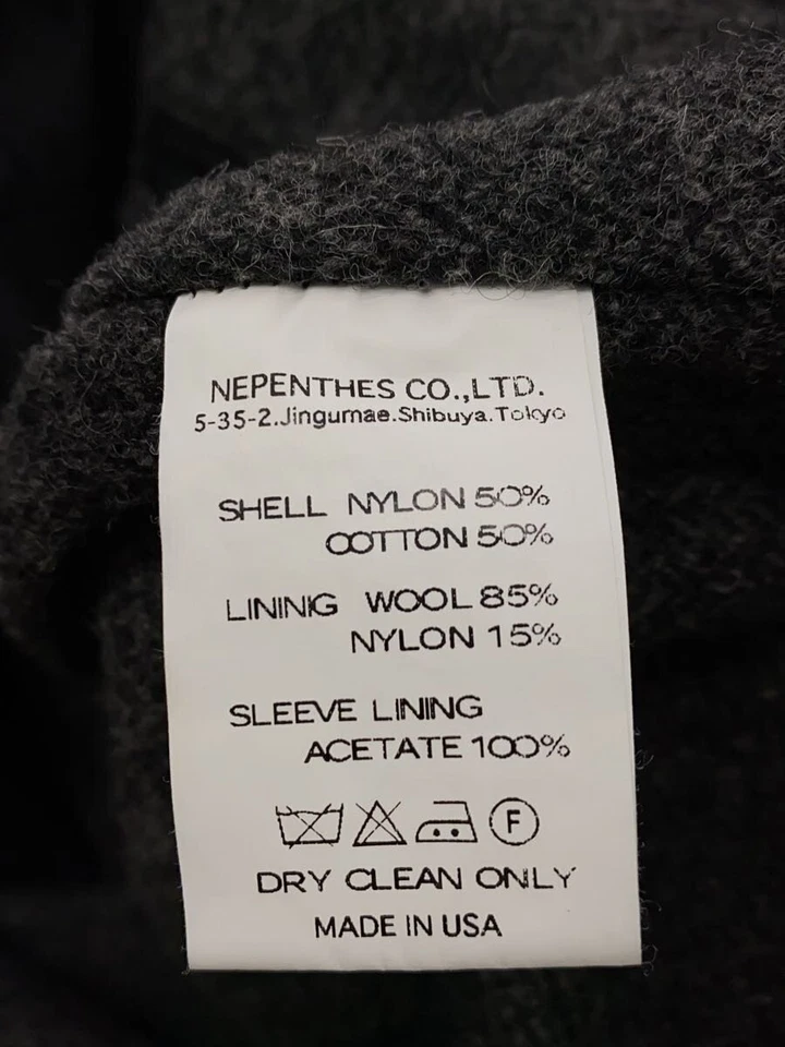 Мужская инженерная одежда инженерной одежды пальто L нейлона черный - Изображение 4 из 4