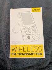 Nulaxy KM30 Bluetooth Car Adapter 1.8" Color Screen Strong Mic, QC3.0 Fast Black