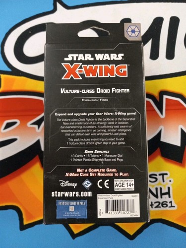 Star Wars X-Wing 2 Ed: Vulture-Class Droid Fighter Exp Pack New Old Stock Sealed - Picture 2 of 2