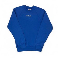 Vintage Lee Sturdy Sweats Blue Embellished Sweatshirt Medium USA Made