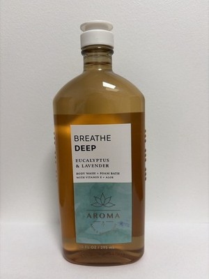 Bath & Body Works Breathe Deep Eucalyptus Lavender Body Wash Foam 10 fl oz