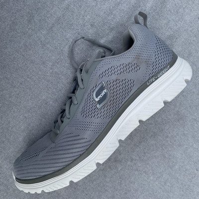 S Sport Skechers Shoes Mens Size 11.5 Gray Lite Weight Athletic Sneakers