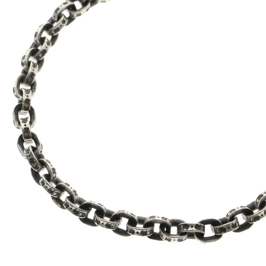 CHROME HEARTS CATENA CARTA CUORI CROMATI 18 collana 1h argento BCA086 usata b6f1569360f48ad51e78