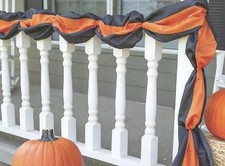 Halloween Bunting Banner 2 x 20 Feet New In Package Decor Black And Orange