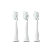 TAO Clean Sonic Electric Toothbrush Replacement 1 Count (Pack of 3), White 