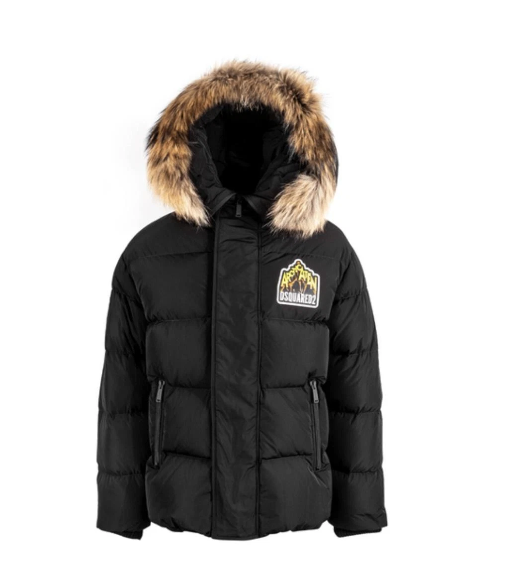 DSQUARED2 PARKA PIUMINO UOMO CON CAPPUCCIO LOGO GIACCA 46 S NUOVO 2000€