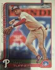 2025 Topps Chrome LogoFractor Edition #208 Trea Turner