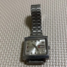 RADO Manhattan Wristwatch Automatic Square Silver Casual Vintage For Parts As is