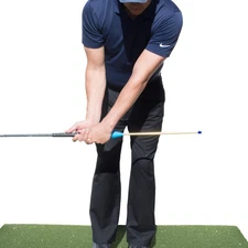 Anti-Flip Stick® Impact Golf Swing Training Aid | Teaches Proper Impact & Swi