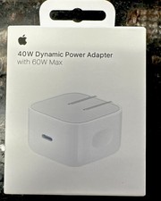 Genuine Apple 40W Dynamic Power Adapter new in a box seal ..  