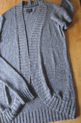 Sublevel Damen Strickjacke M Cardigan grau