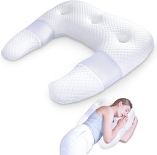 Side Sleeper Pillows for Adults U Shaped Body Pillow for Pain Relief Orthopedic