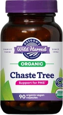 Oregon's Wild Harvest Non-GMO Chaste Tree Capsules,Organic Herbal Supplements, 9