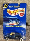 Hot Wheels 1991 Blue Card Rolls-Royce Phantom II Metallic Blue Vintage Die-Cast
