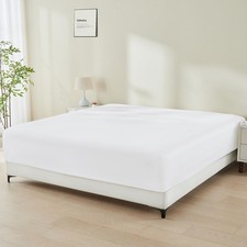 Fitted Sheet Only - 16 Inch Pocket Bamboo Rayon Fitted Sheet, Super Soft and ...