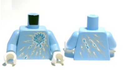 LEGO  Part 973pb1193c01 - 1 Zane NRG Minifigure Torso Ninjago Ice Energy NEW
