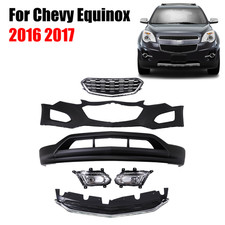 Fit For Chevy Chevrolet Equinox 2016 2017 Front Bumper Cover Grille Assembly Set