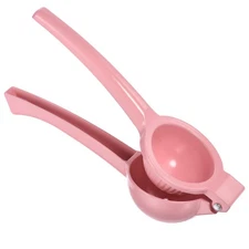 Manual Hand Squeezer Aluminium Alloy Lemon Orange Citrus Juicer Pink New