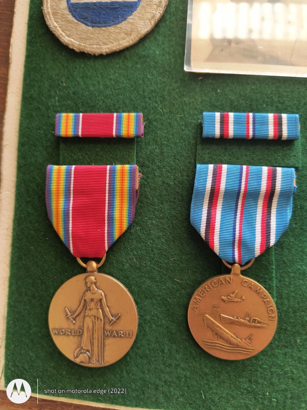 US ARMY WW2 Veteran Awards / Display