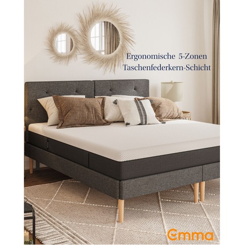 5-Zonen Taschenfederkernmatratze EMMA 25 FEDERKERN - 100x200 cm - Bild 10 von 10