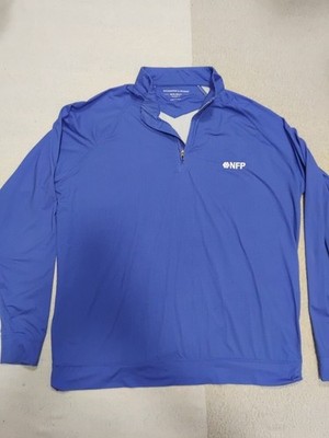Holderness & Bourne Dry Luxe Herren Stretch 1/4 Zip Pullover Golf Top, Gr. L