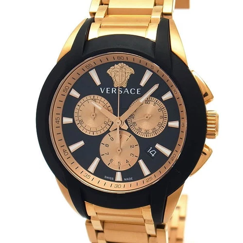 Gianni Versace VEM800318 Personaggio Cronografo Quadrante Nero 43mm Quarzo