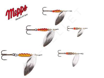 Mepps Aglia Longue long silber oder schwarz ab 1,99  in den Größen 0 - 5