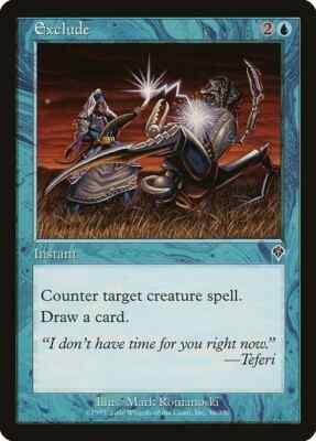 EXCLUDE X 4 E/X+ INVASION MAGIC THE GATHERING | eBay