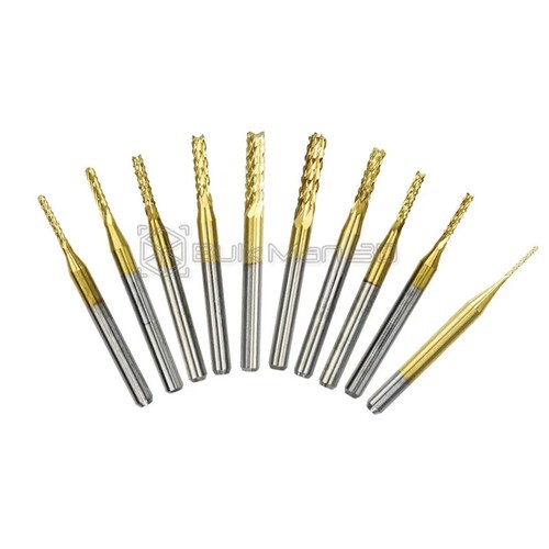 10 STCK. Hartmetall Leiterplatte 0,5-3,175 mm 1/8 Zoll PCB Fräser für CNC-Endfräser - Bild 6 von 7