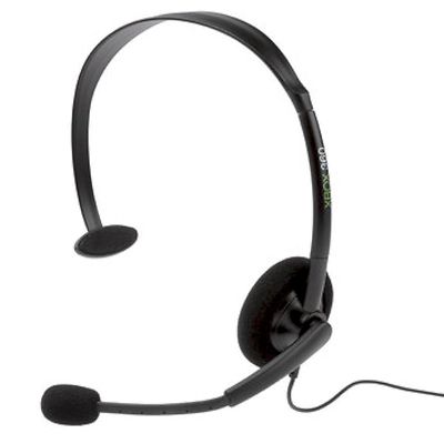 OFFICIAL Microsoft XBox 360 Communicator Microphone Headset BLACK slim live OEM