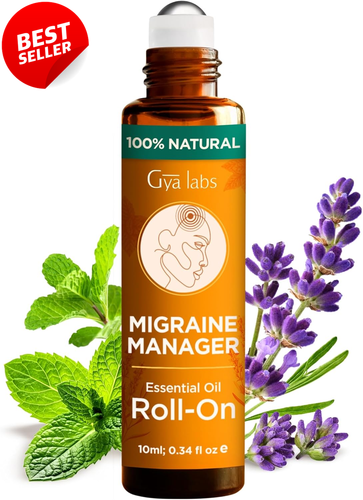 Migraine Relief Essential Oil Roll-On 10ml - Peppermint Headache Comfort Stick - Picture 12 of 12