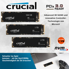 Crucial P3 M.2 2288 500GB 1TB 2TB NVMe PCIE 3.0 Interne Festplatte SSD Solid